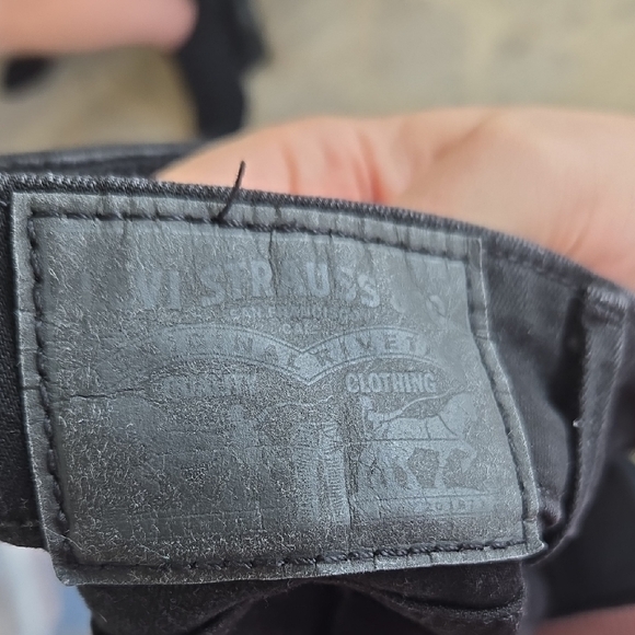 Signature by Levi Strauss Black Straight Leg Jeans - Picture 6 of 6